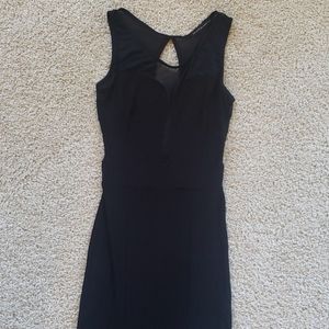 Black and sheer Dress